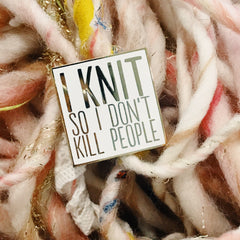 I Knit Pin