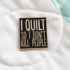 I Quilt Pin