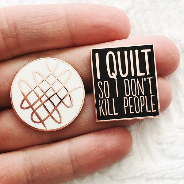 I Quilt Pin